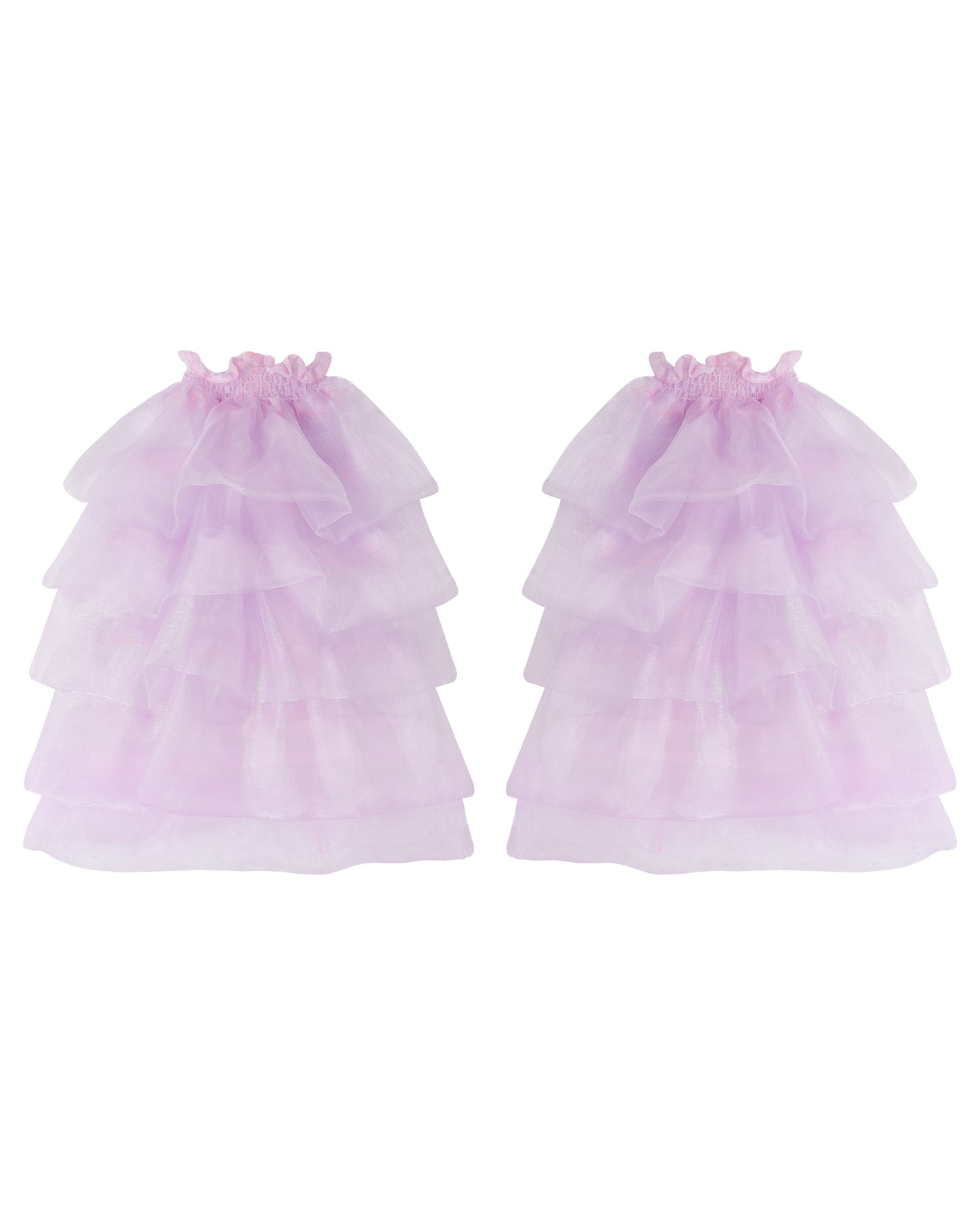 DELTA RUFFLES ✧ In Lilac Organza