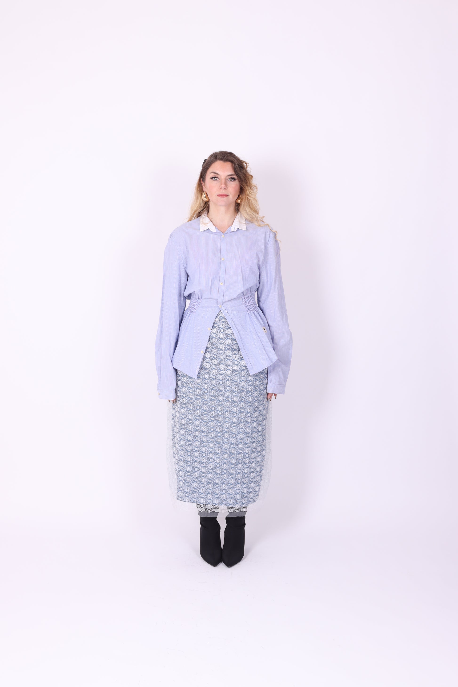 GUESS BLUE REWORK SHIRT DELTA OF PHOENIX