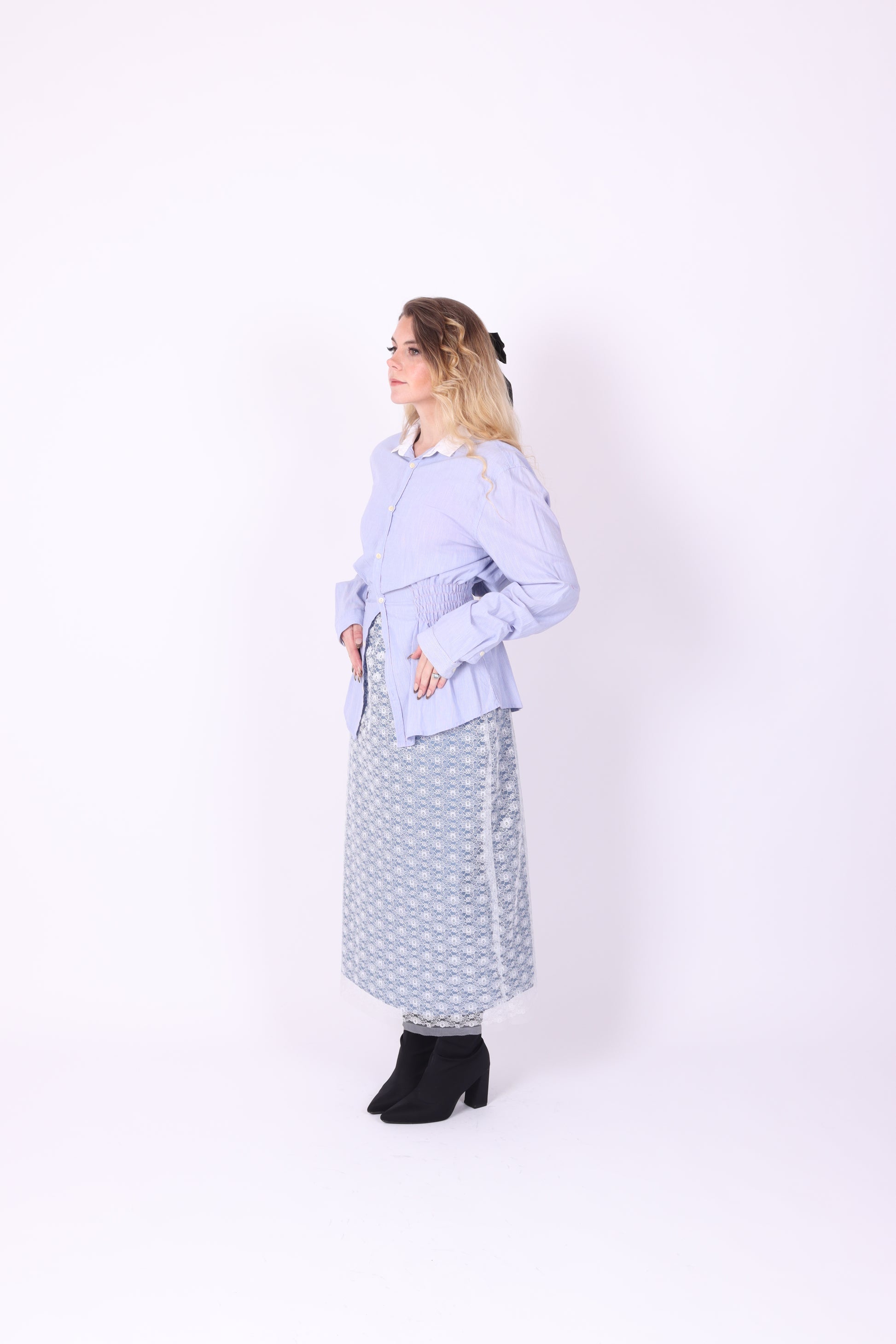 GUESS BLUE REWORK SHIRT DELTA OF PHOENIX