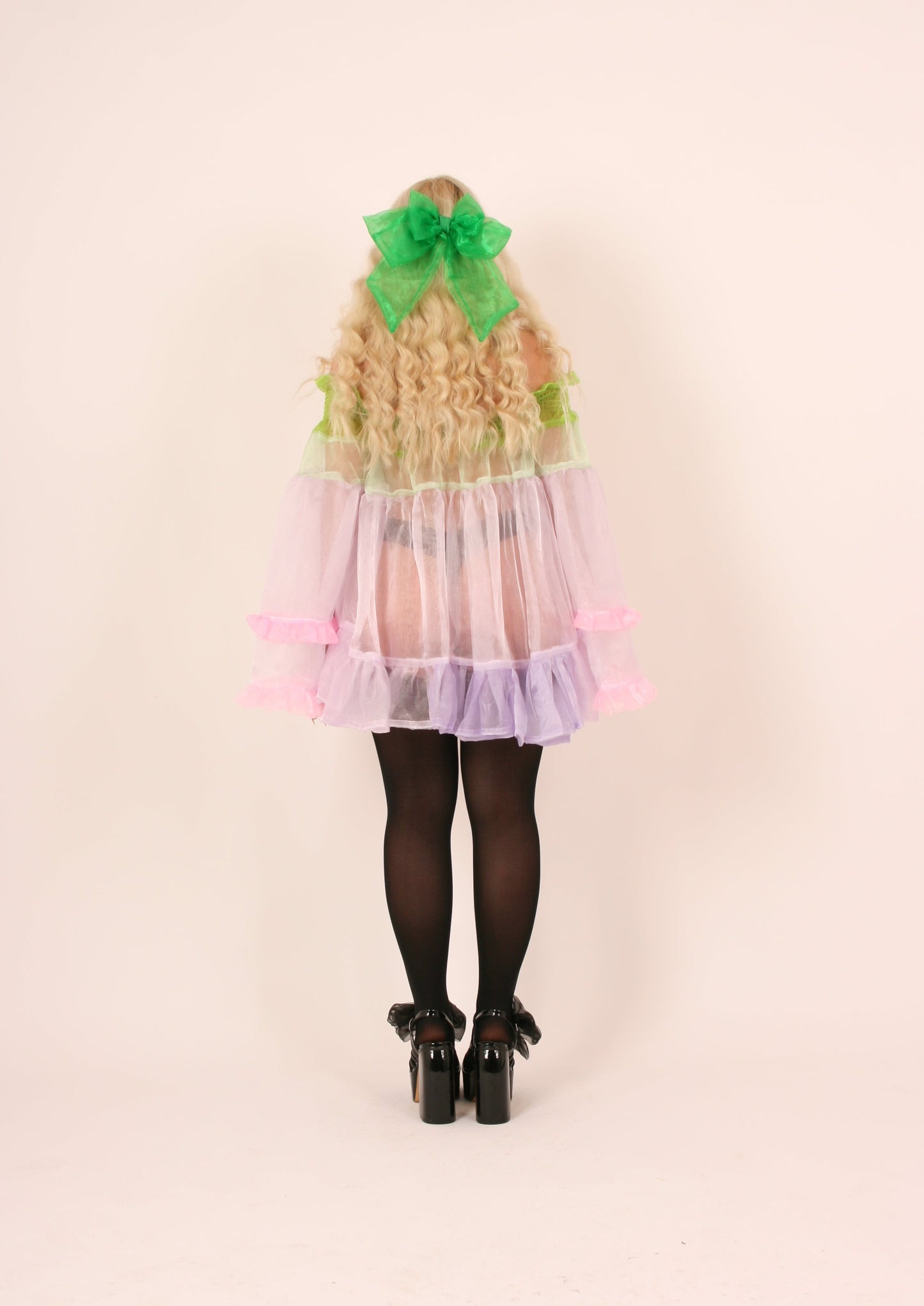 XL BOW Luxe Green Organza Delta Of Phoenix