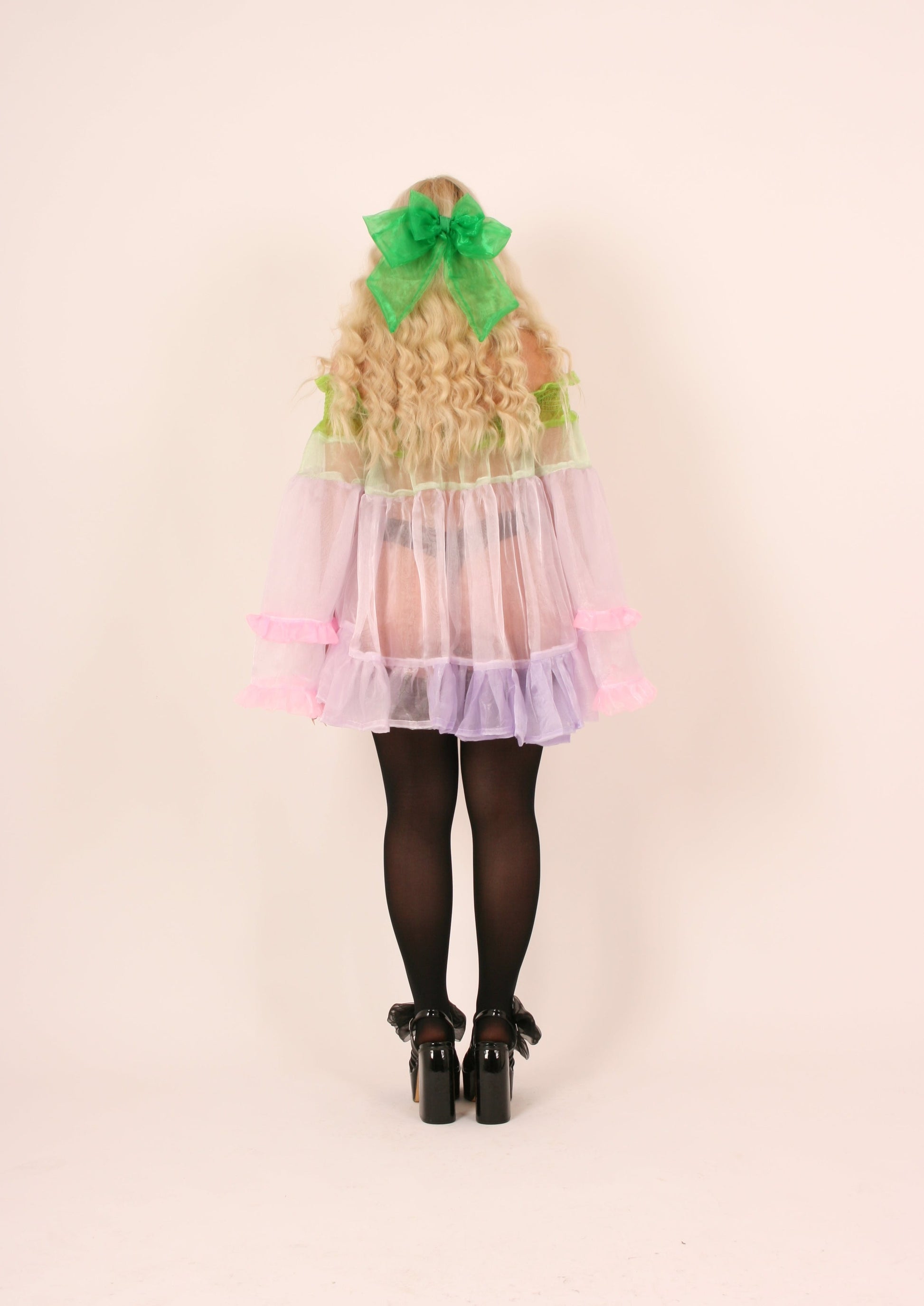 XL BOW Luxe Green Organza Delta Of Phoenix