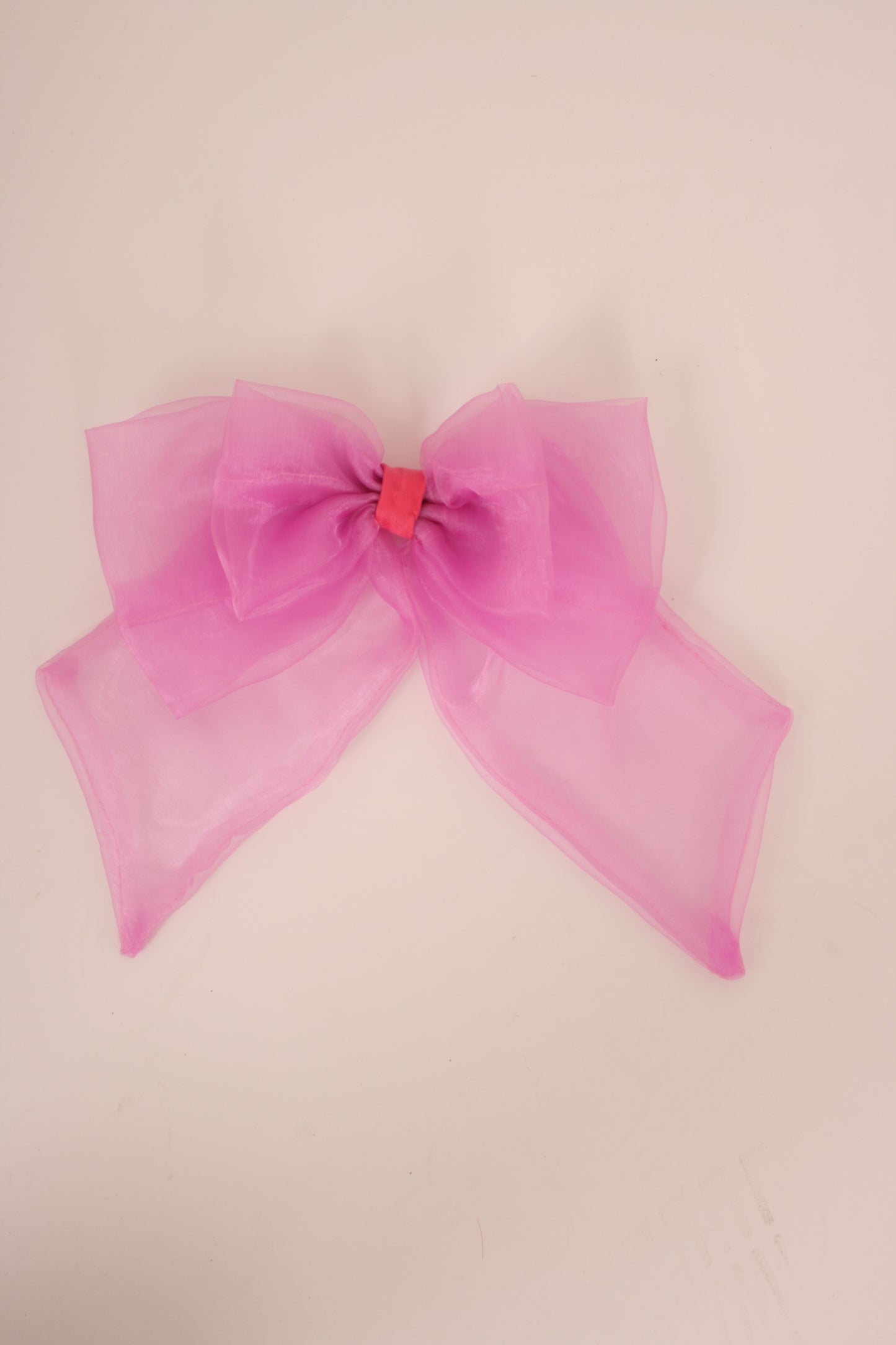 XL OVERSIZED BOW ✿ in Luxe Cerise Pink Organza