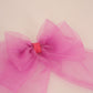 XL OVERSIZED BOW ✿ in Luxe Cerise Pink Organza