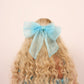XL OVERSIZED BOW ✿ in Luxe Sky Blue Organza