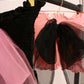 GISELLE ✧ Pink Bandeau Top + Black XL Bow Delta Of Phoenix