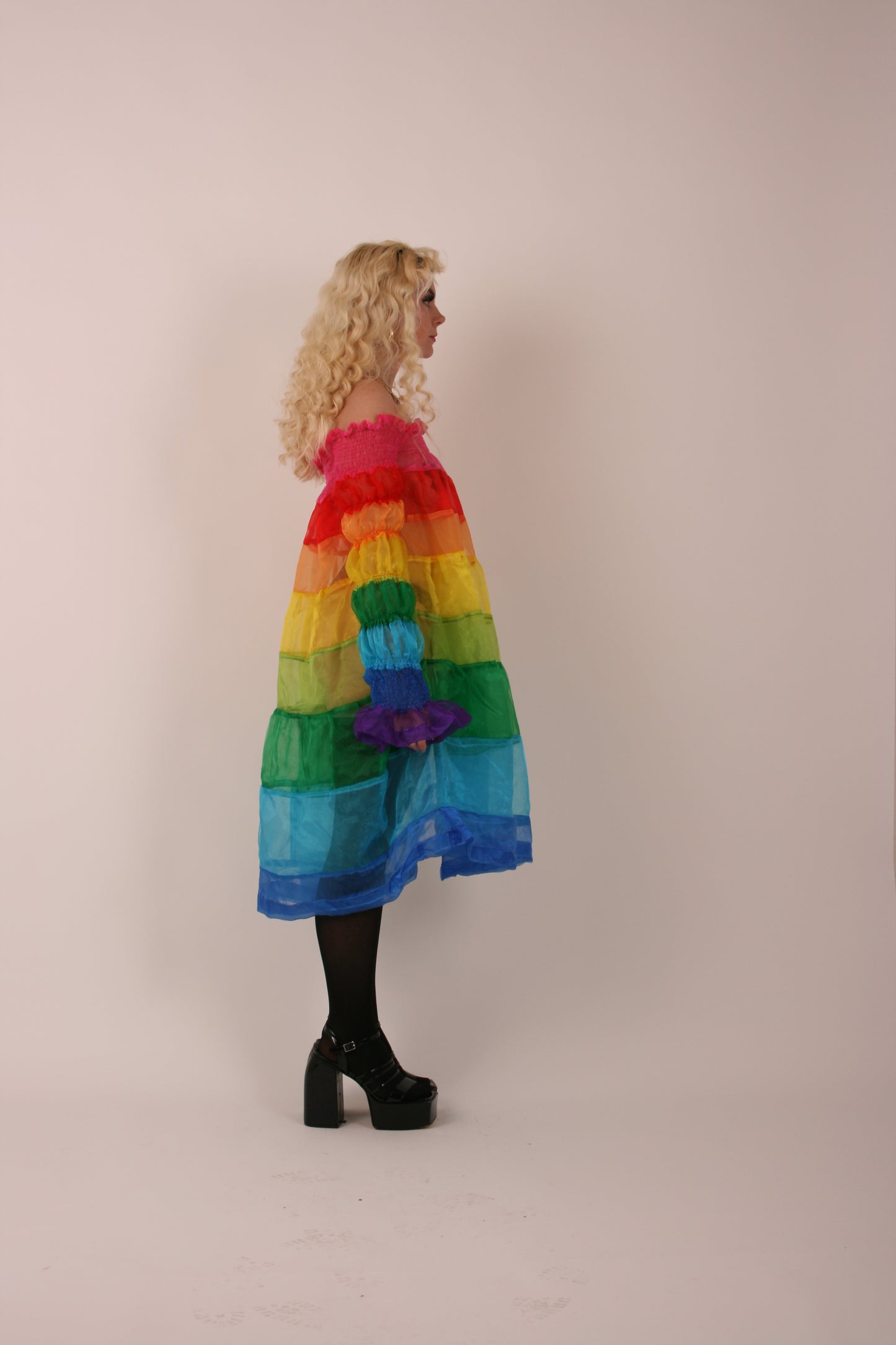 Rainbow Midi Priscilla ❀ Organza Dress ❀
