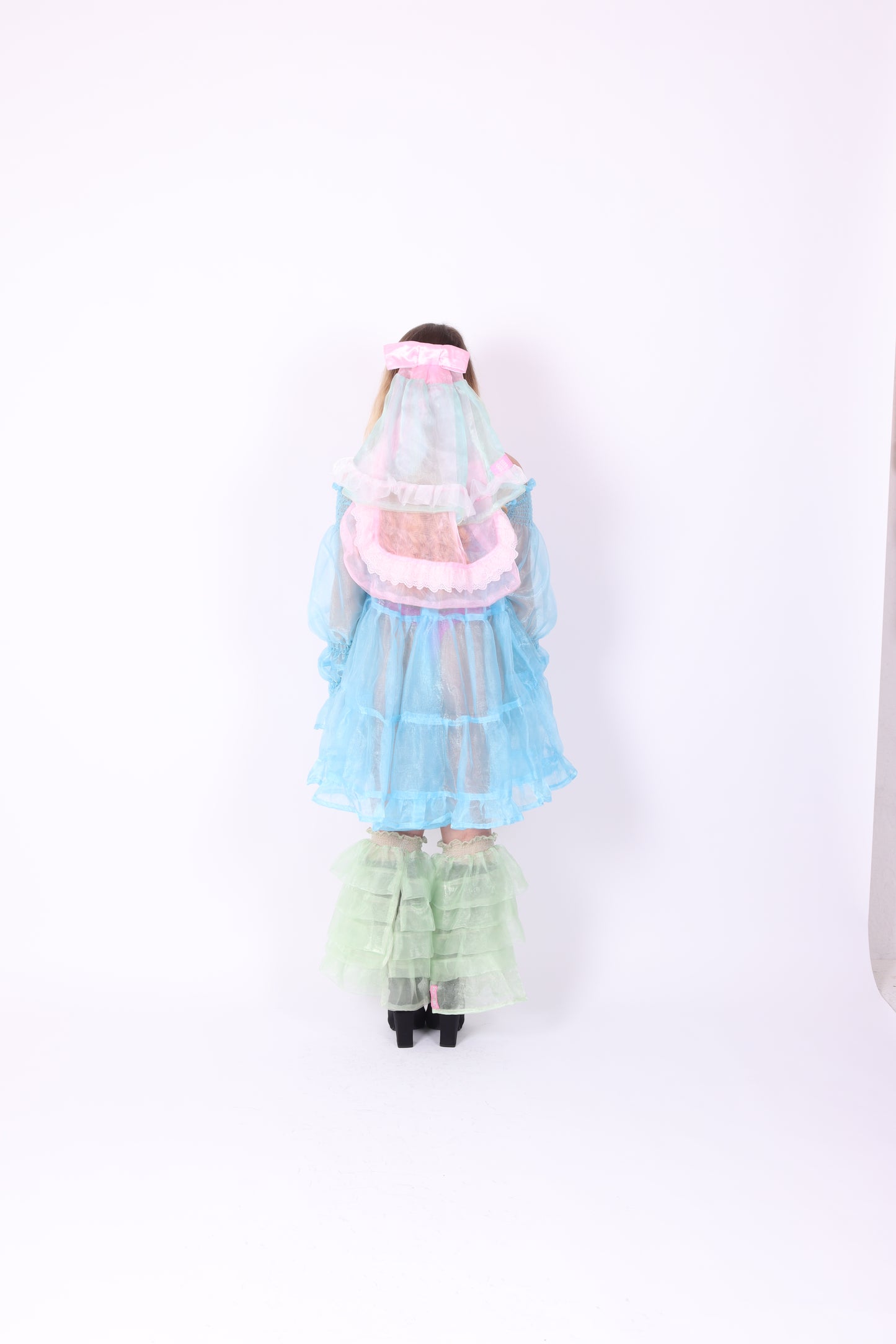 EVANGELINE ♡ Organza Lace Pastel Veil