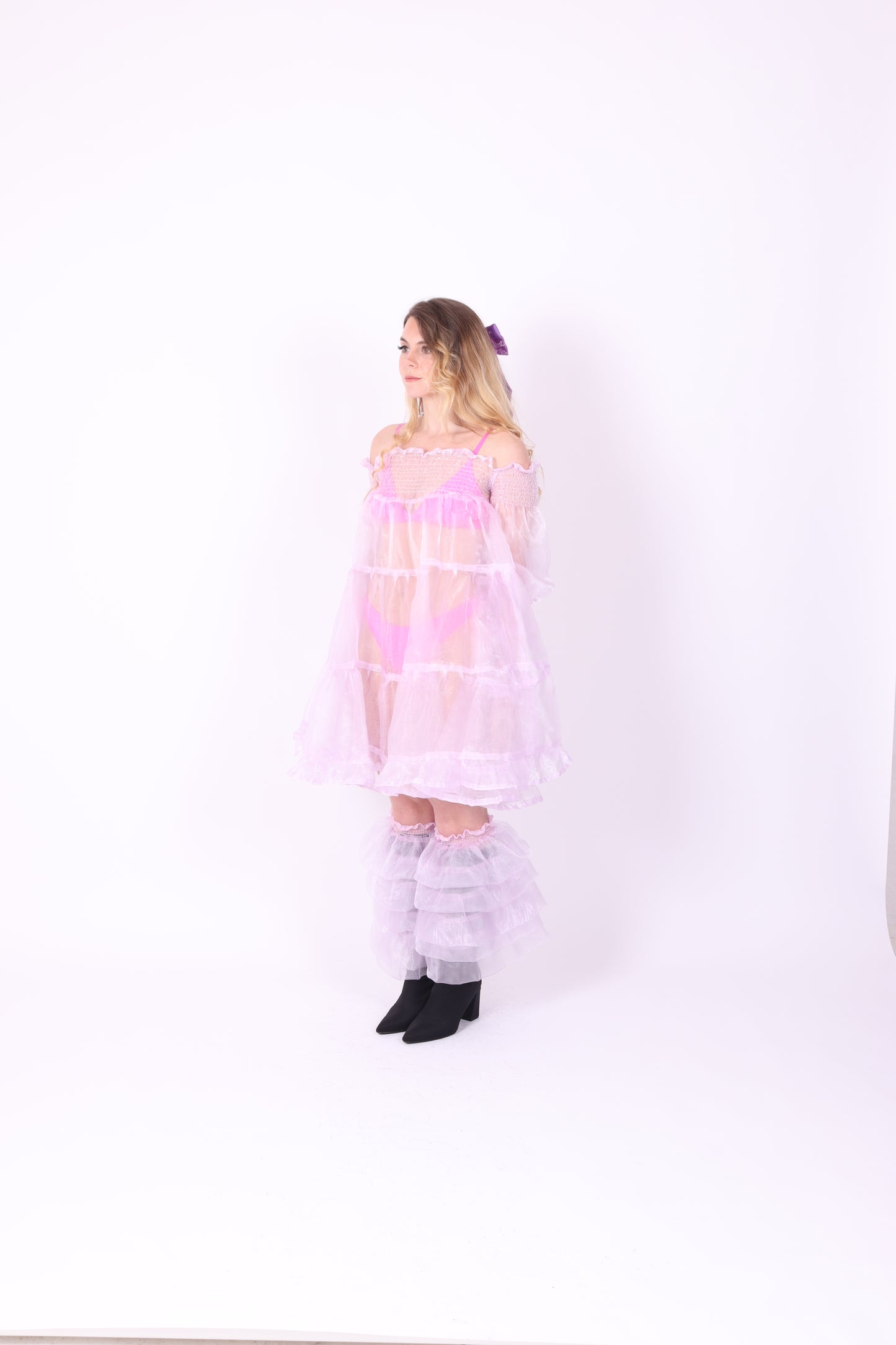DELTA RUFFLES ✧ In Lilac Organza