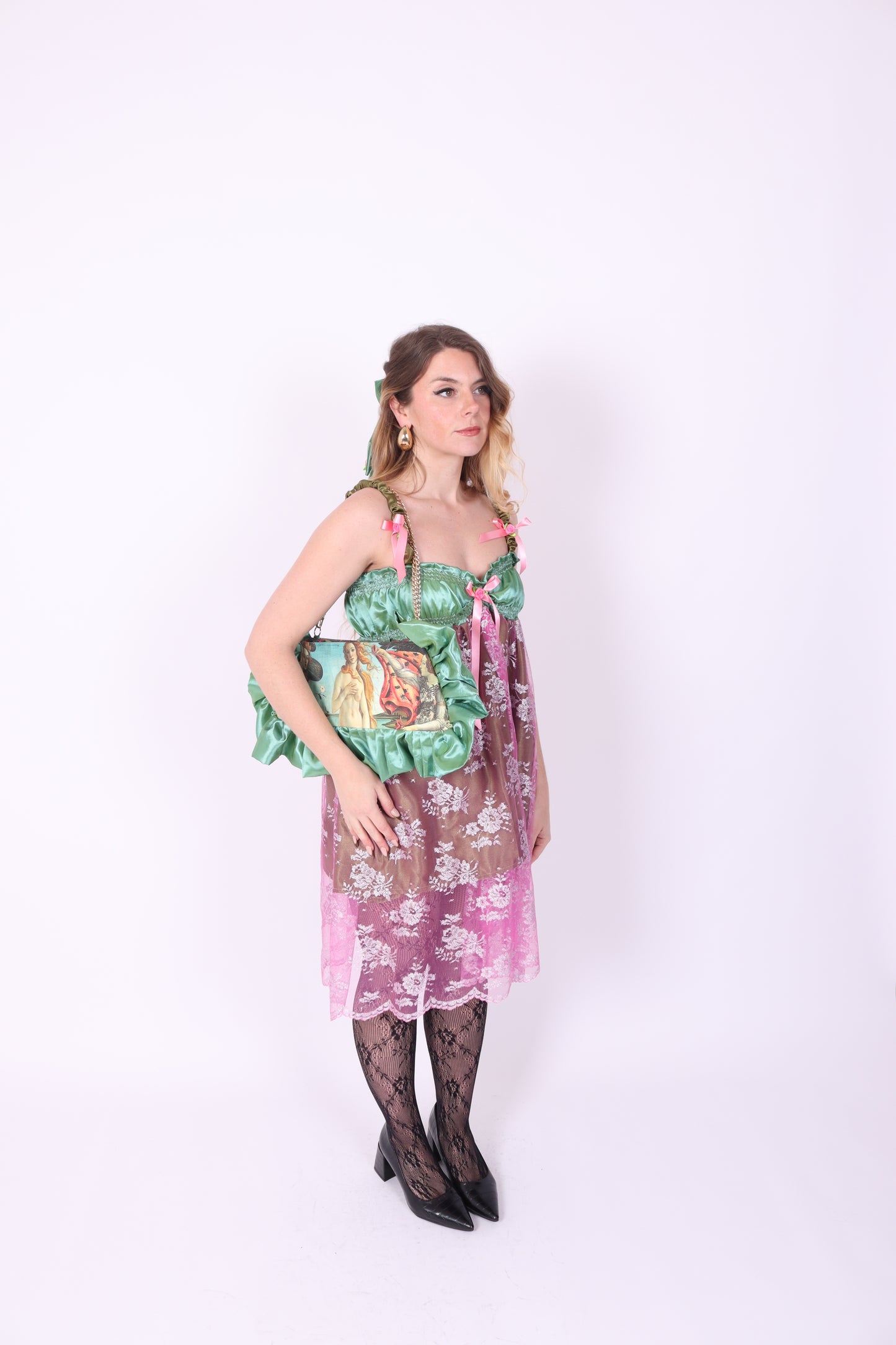 PRESLEY POCHETTE BAG ✧ In Pistachio and Venus