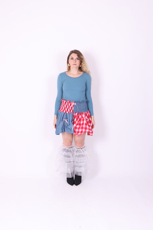 DELTA RUFFLES ✧ In White Organza