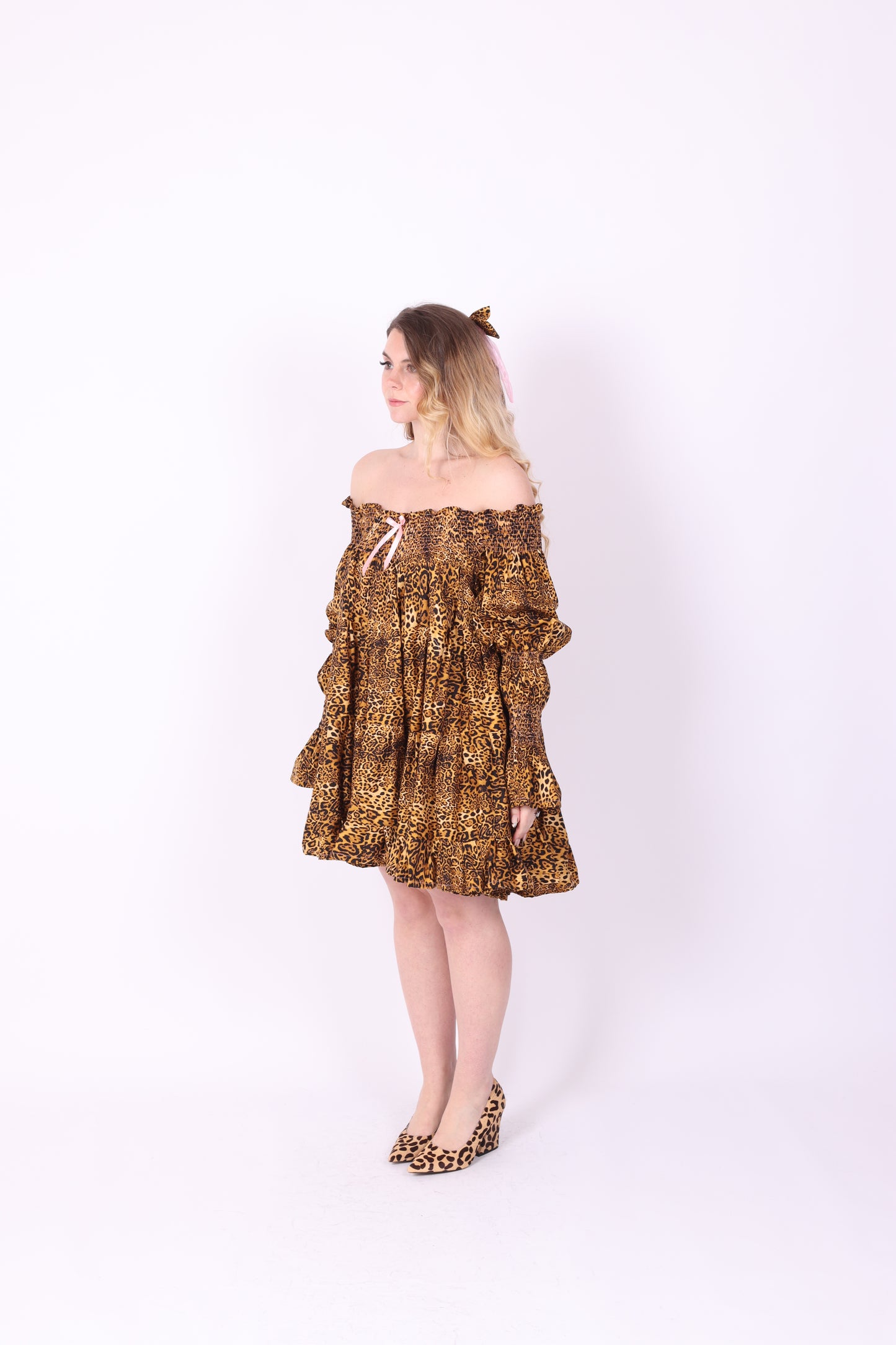 BRIDGITTE ✧ Leopard Mini Dress