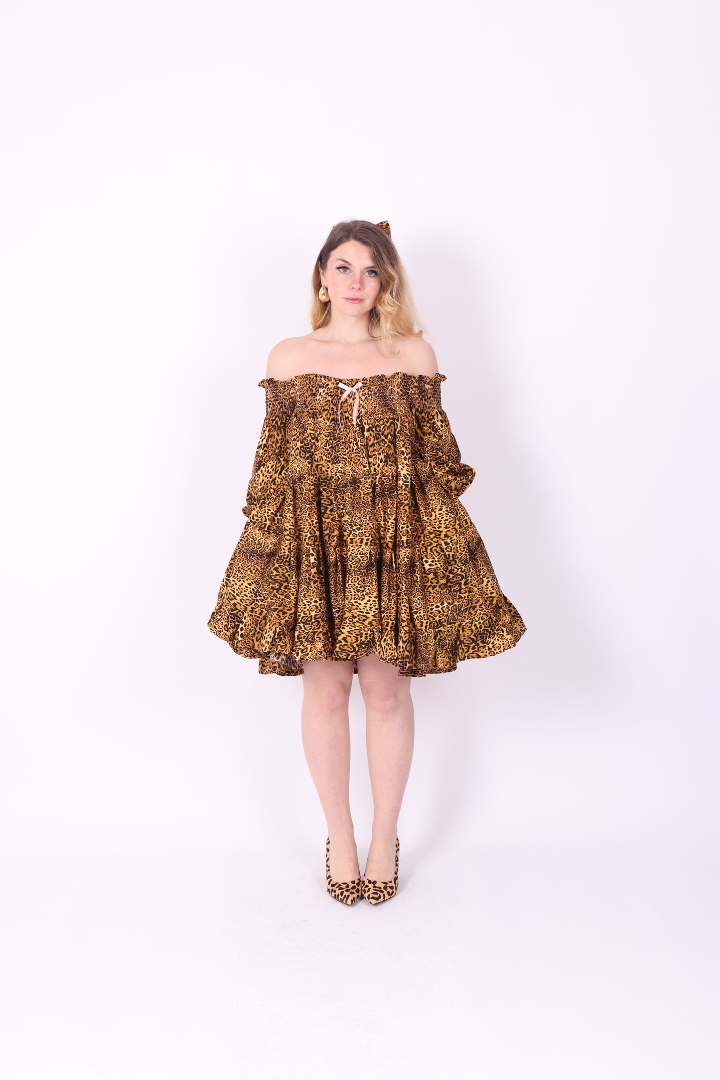 BRIDGITTE ✧ Leopard Mini Dress