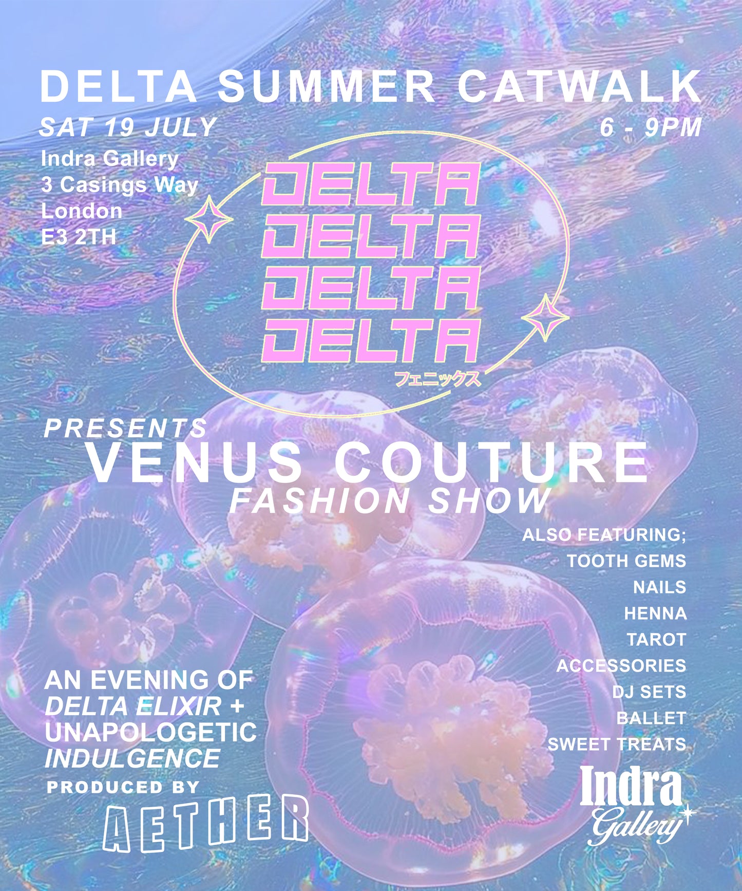Ticket: Delta's Summer Fashion Show and Pop Up Event