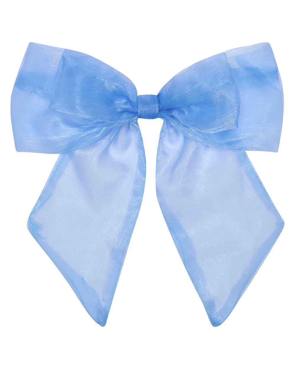 BUNNY BOW ✧ in Luxe Cornflower Blue Organza
