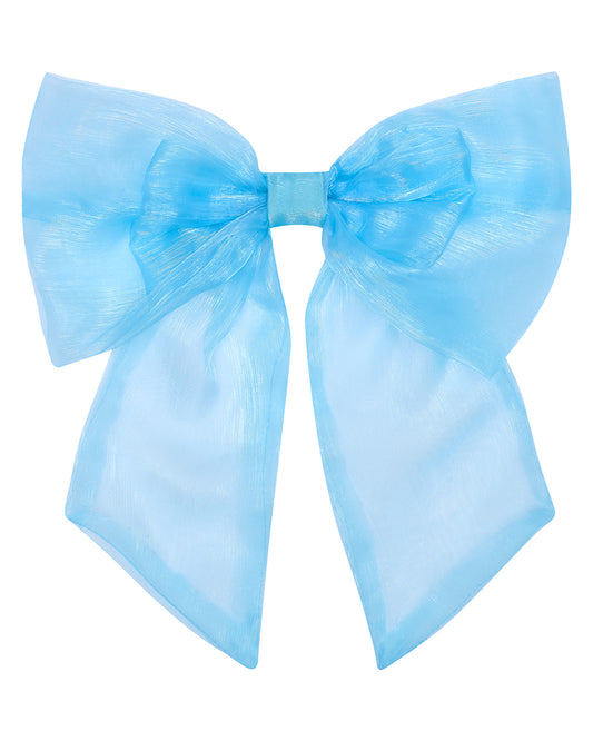 BUNNY BOW ✧ in Luxe Sky Blue Organza