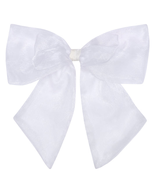 BUNNY BOW ✧ in Luxe White Organza
