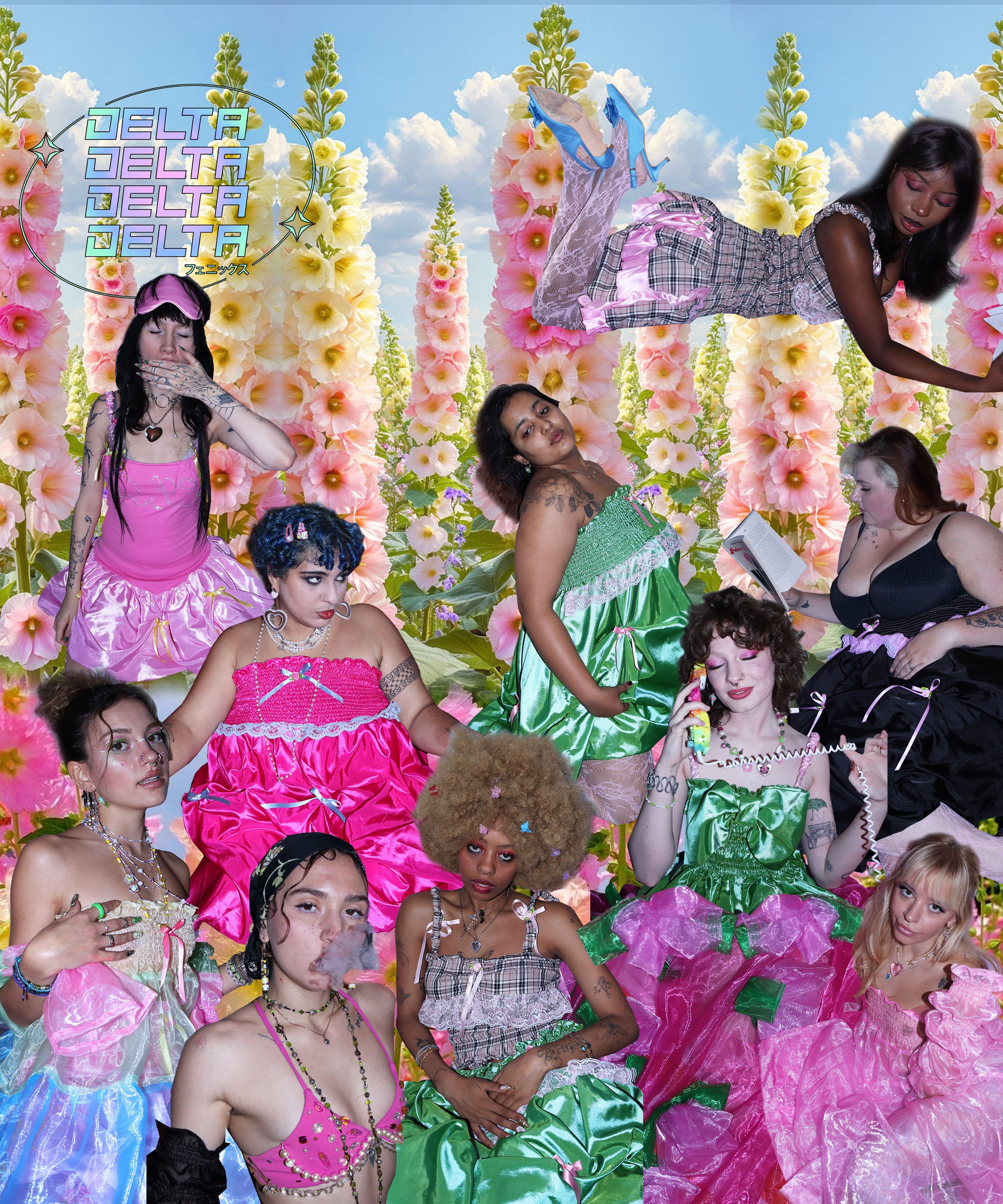 DELTA OF PHOENIX NEON PINK CORDELIA DRESS - NEW IN