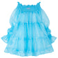 BABETTE ✧ Sky Blue Organza Mini Dress