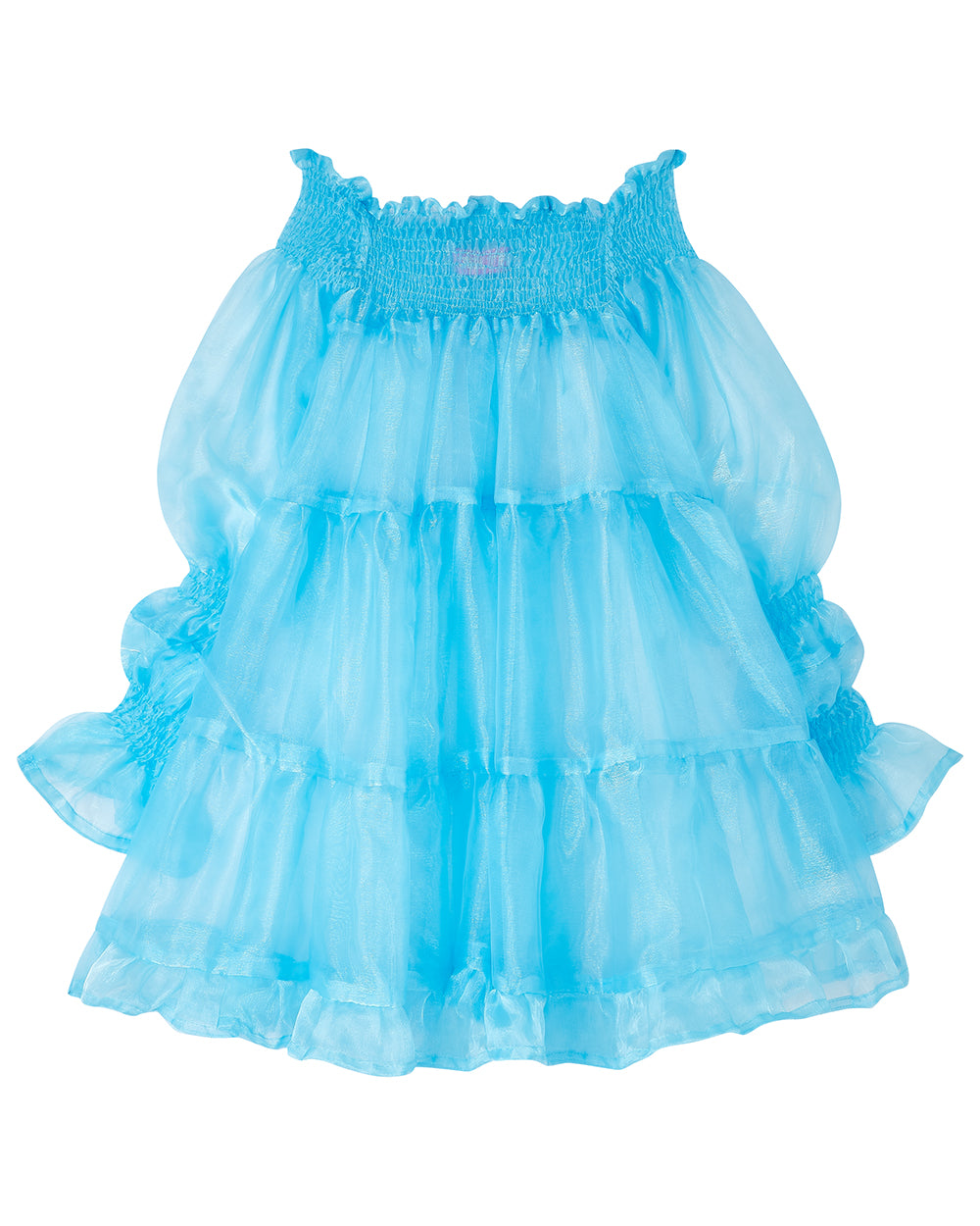 BABETTE ✧ Sky Blue Organza Mini Dress