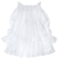 BERNADETTE ✧ White Organza Mini Bridal Dress