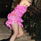 CERISE ❀ Pink Organza Bandeau Dress ⋆⭒˚｡⋆