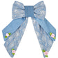 Coquette Bow ✧ in Denim + Lace