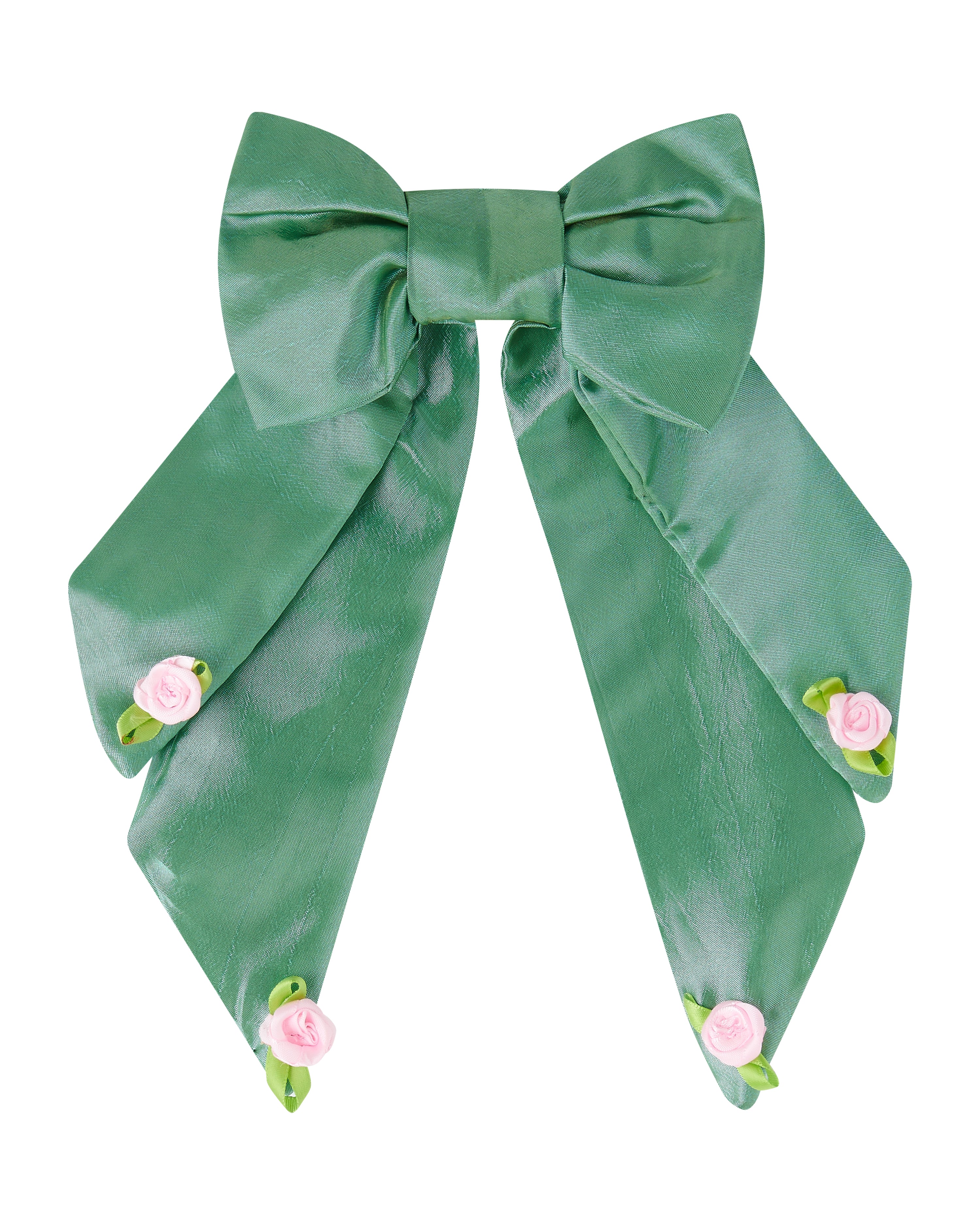 Coquette Bow ✧ in Pistachio Taffeta