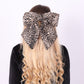 DARK LEOPARD XL HAIR BOW DELTA OF PHOENIX 