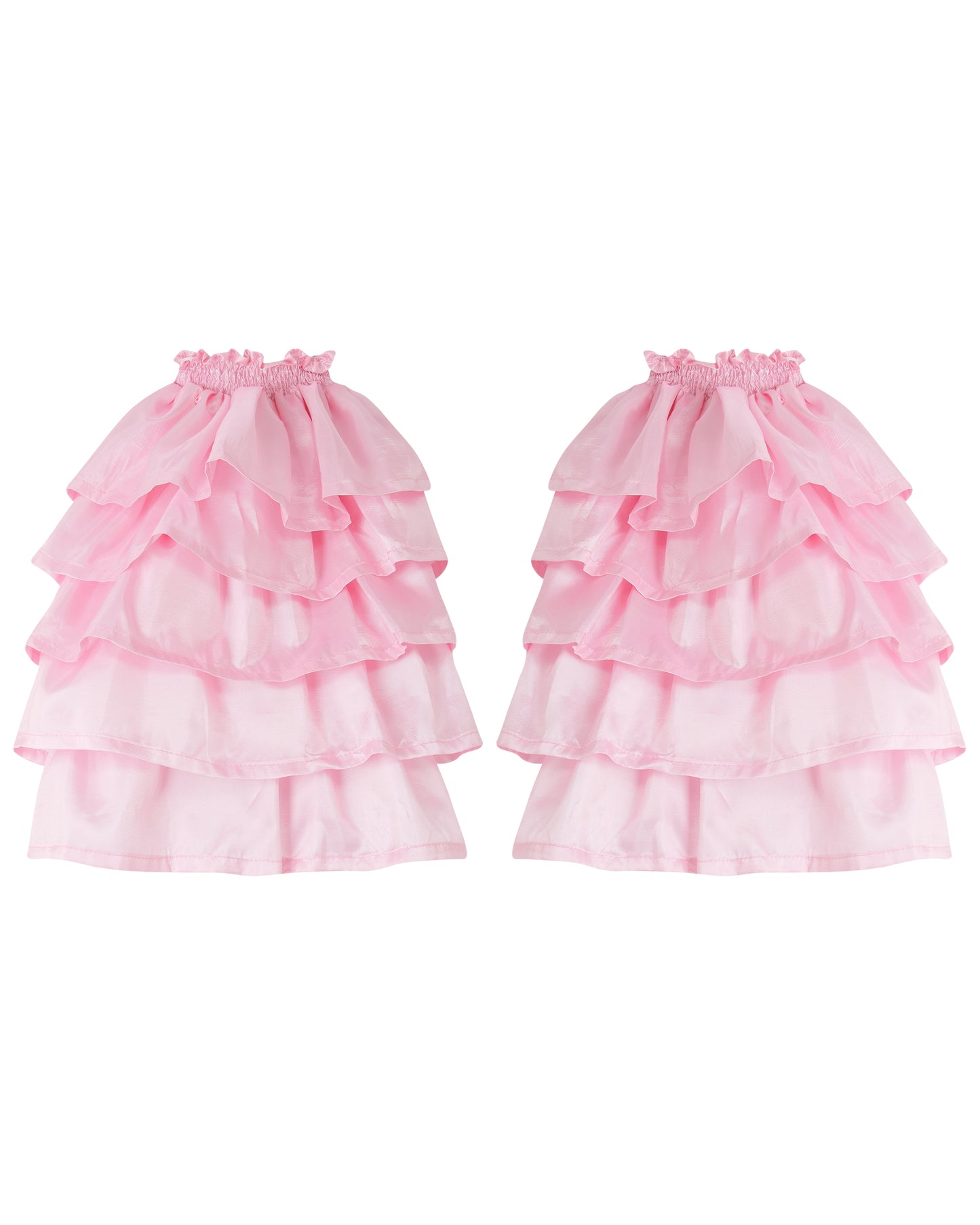 DELTA RUFFLES ✧ In Baby Pink Taffeta