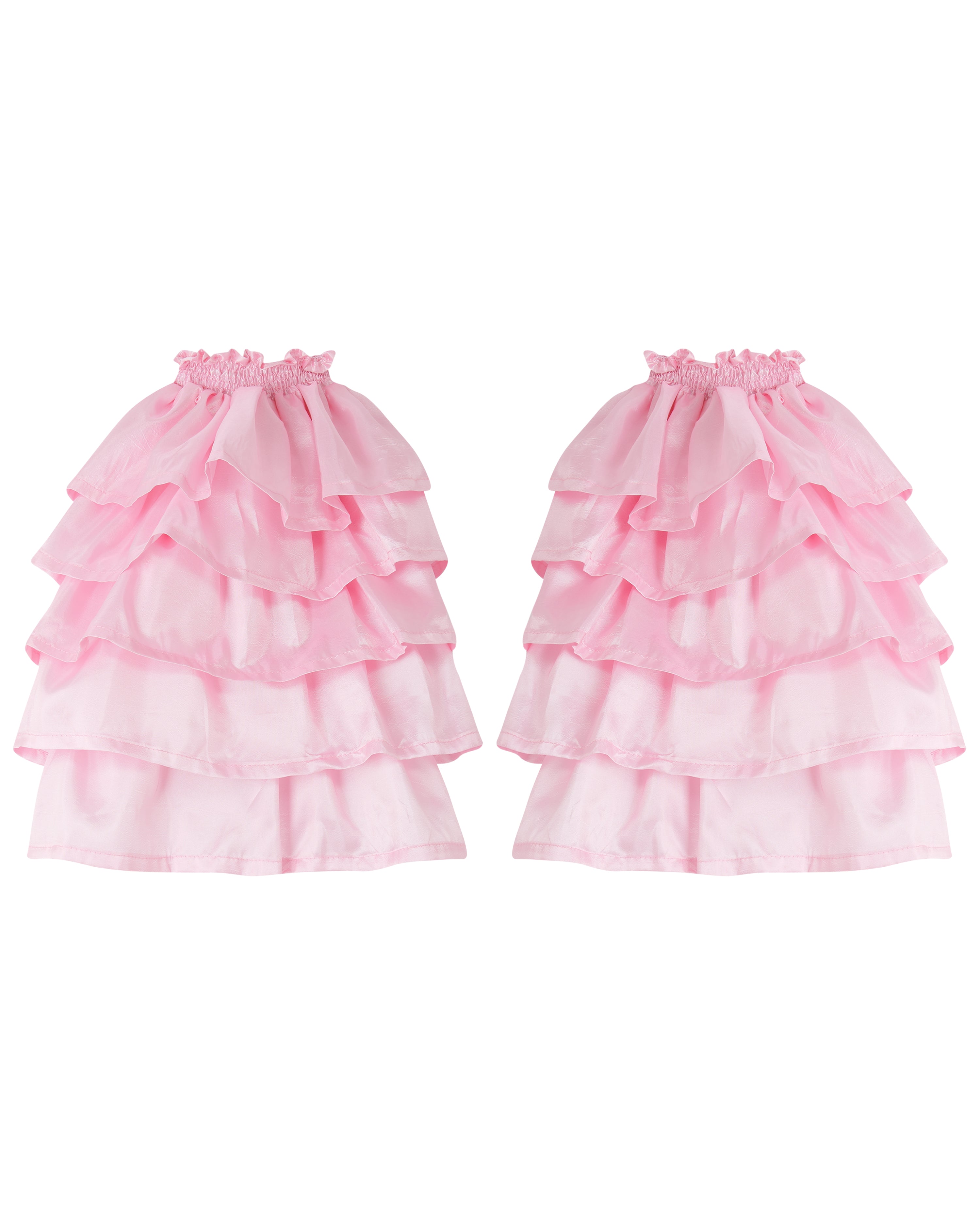 DELTA RUFFLES ✧ In Baby Pink Taffeta