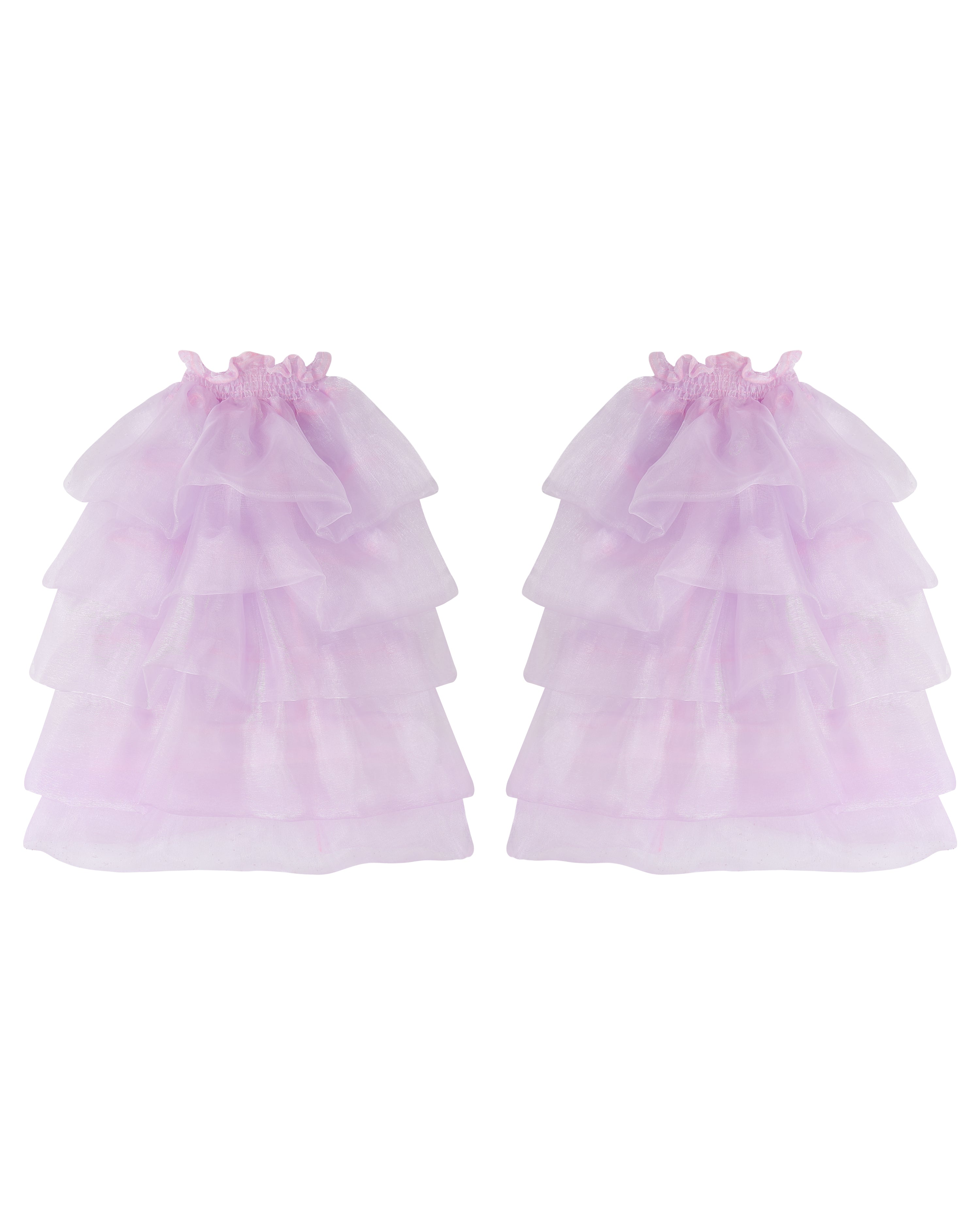DELTA RUFFLES ✧ In Lilac Organza