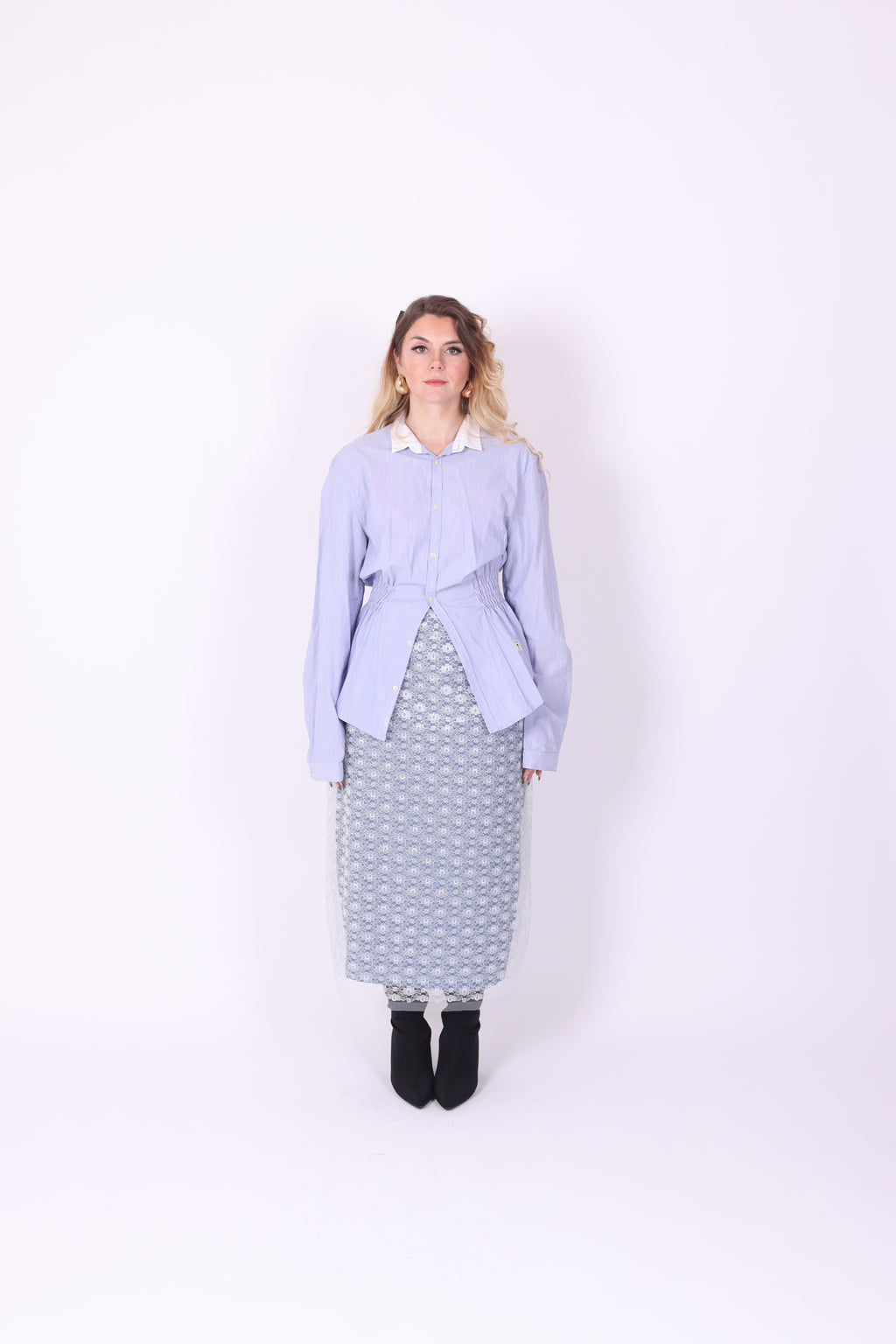 GUESS BLUE REWORK SHIRT DELTA OF PHOENIX 