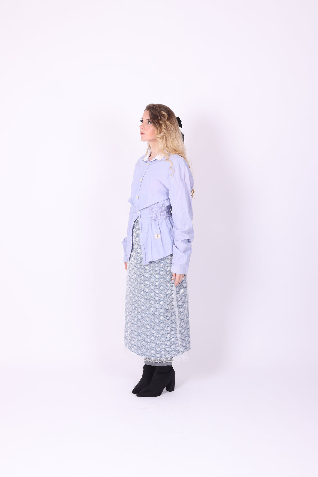 GUESS BLUE REWORK SHIRT DELTA OF PHOENIX 