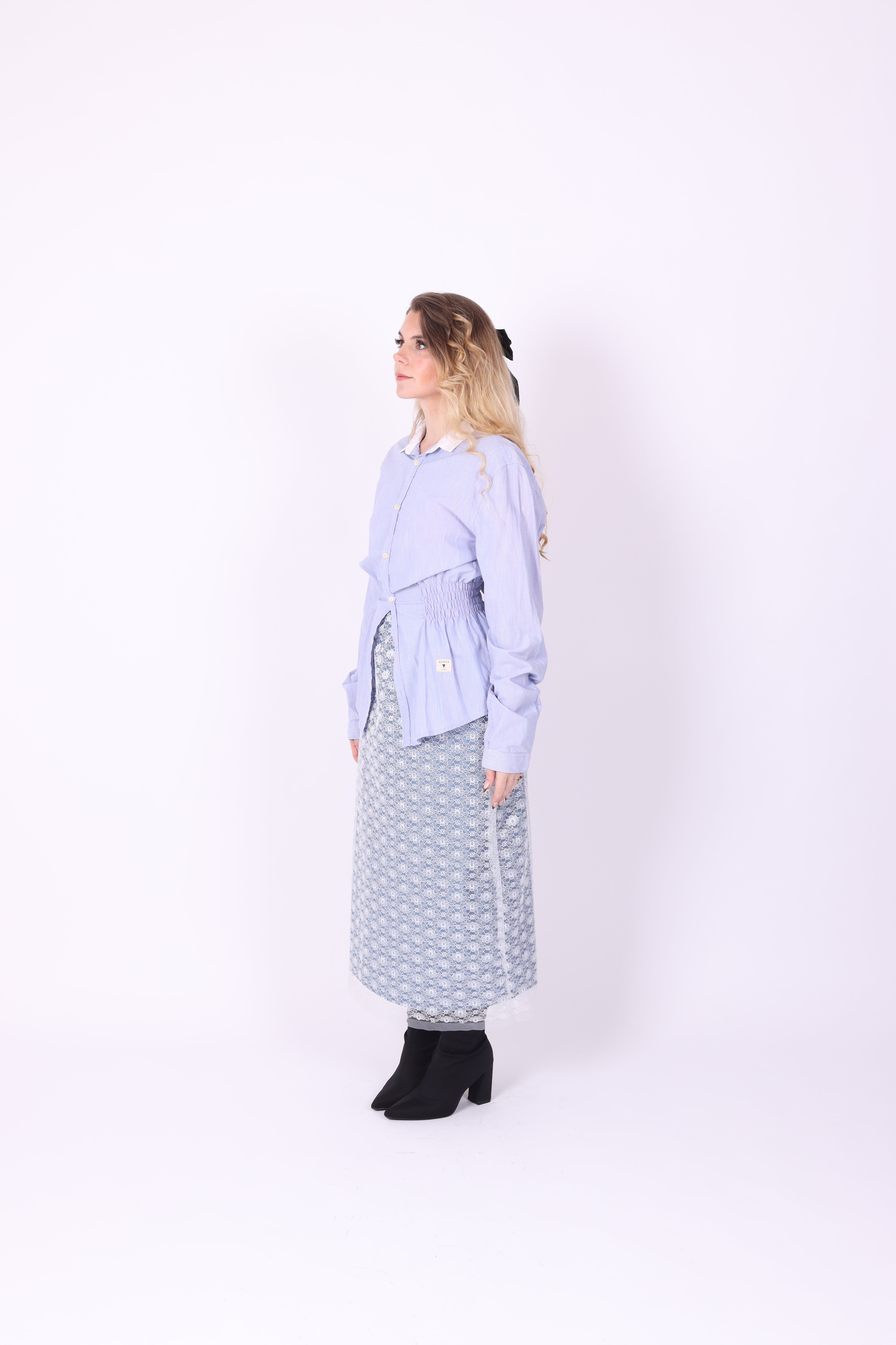 GUESS BLUE REWORK SHIRT DELTA OF PHOENIX 