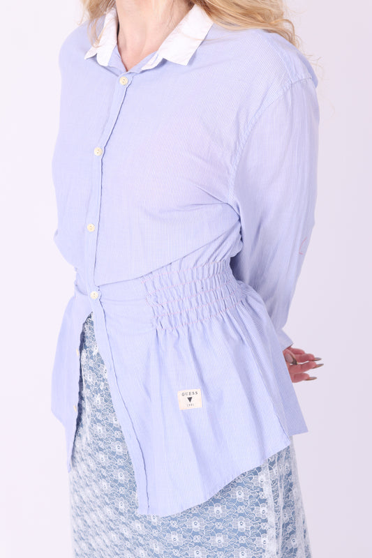GUESS BLUE REWORK SHIRT DELTA OF PHOENIX 