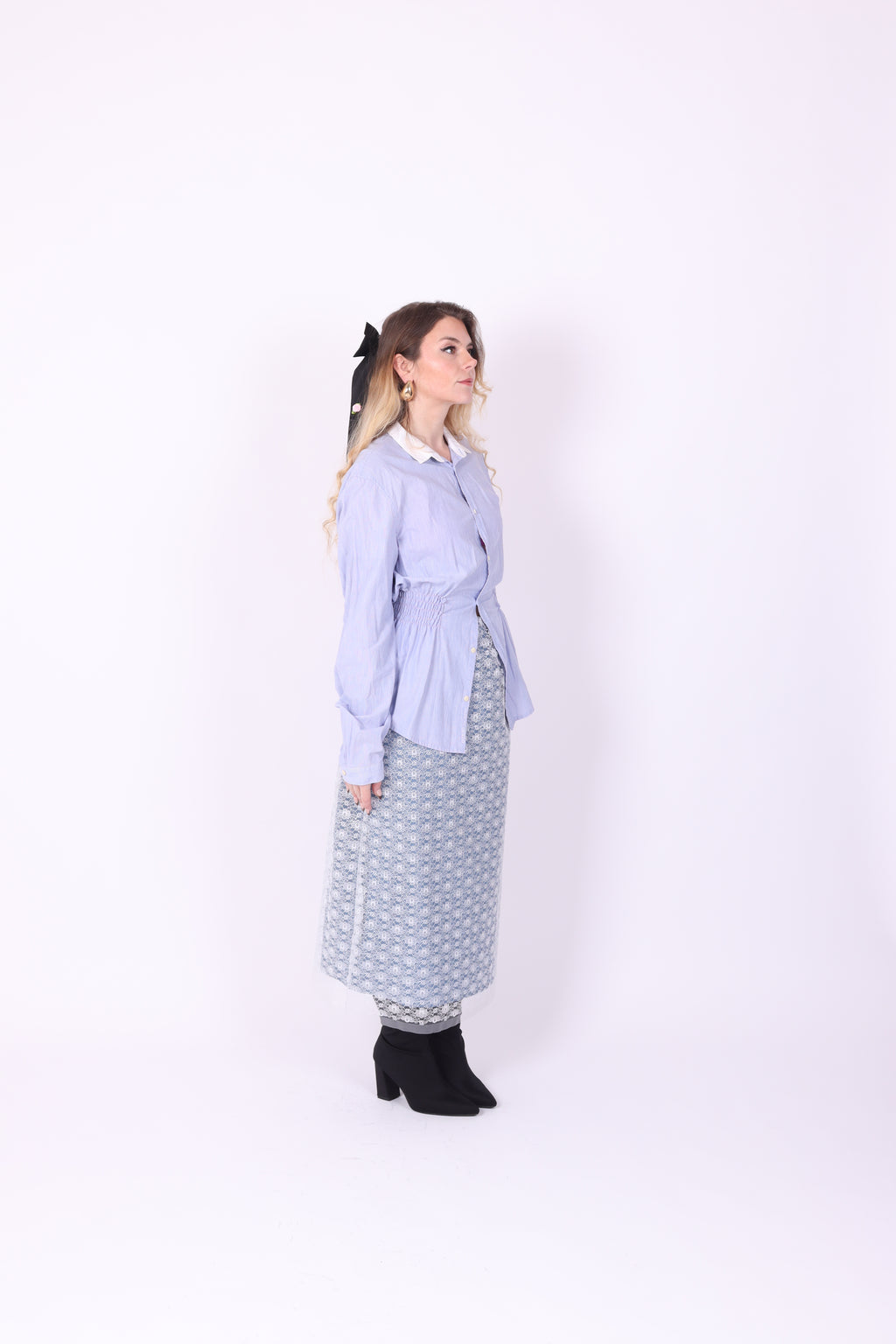 GUESS BLUE REWORK SHIRT DELTA OF PHOENIX 