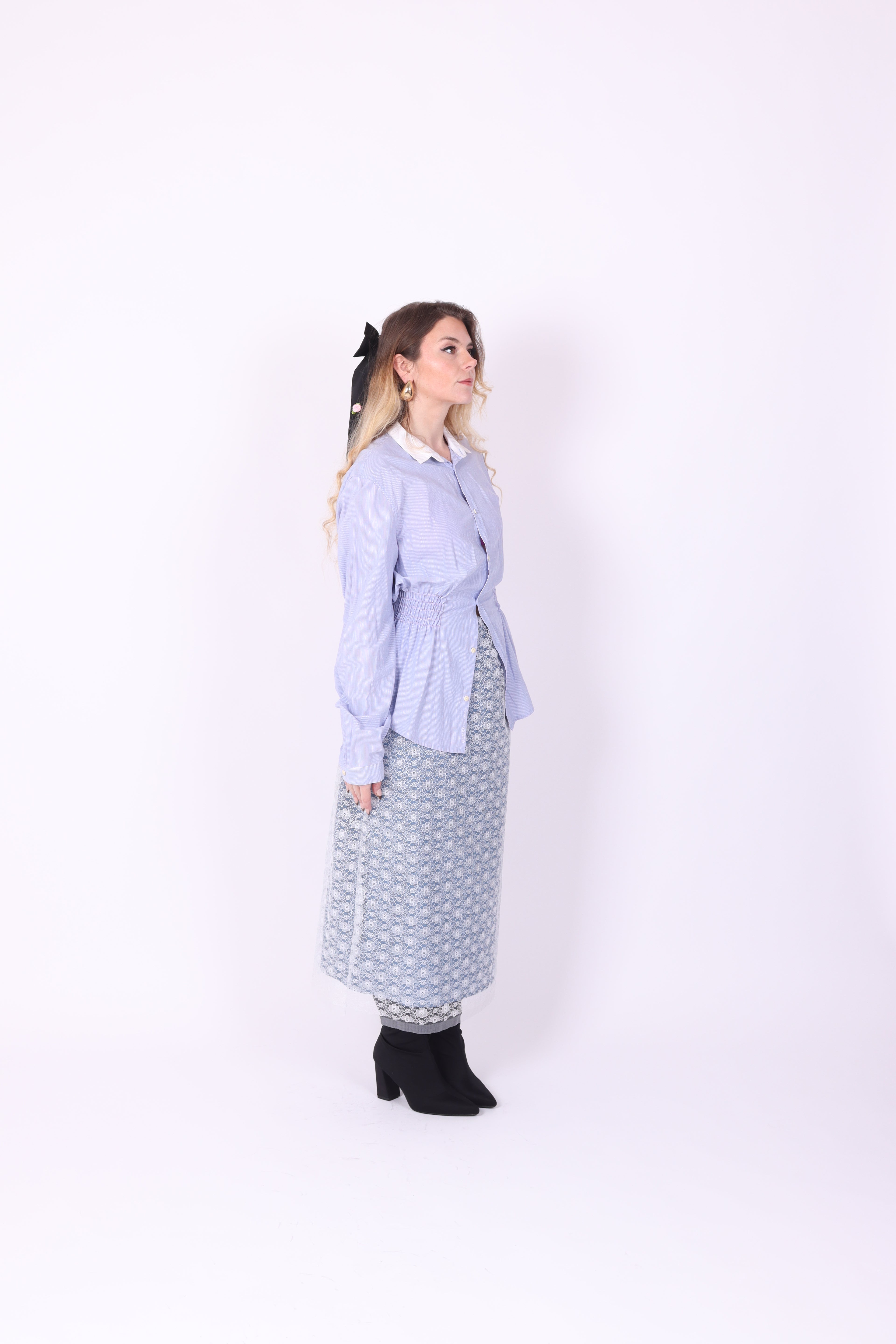 GUESS BLUE REWORK SHIRT DELTA OF PHOENIX 