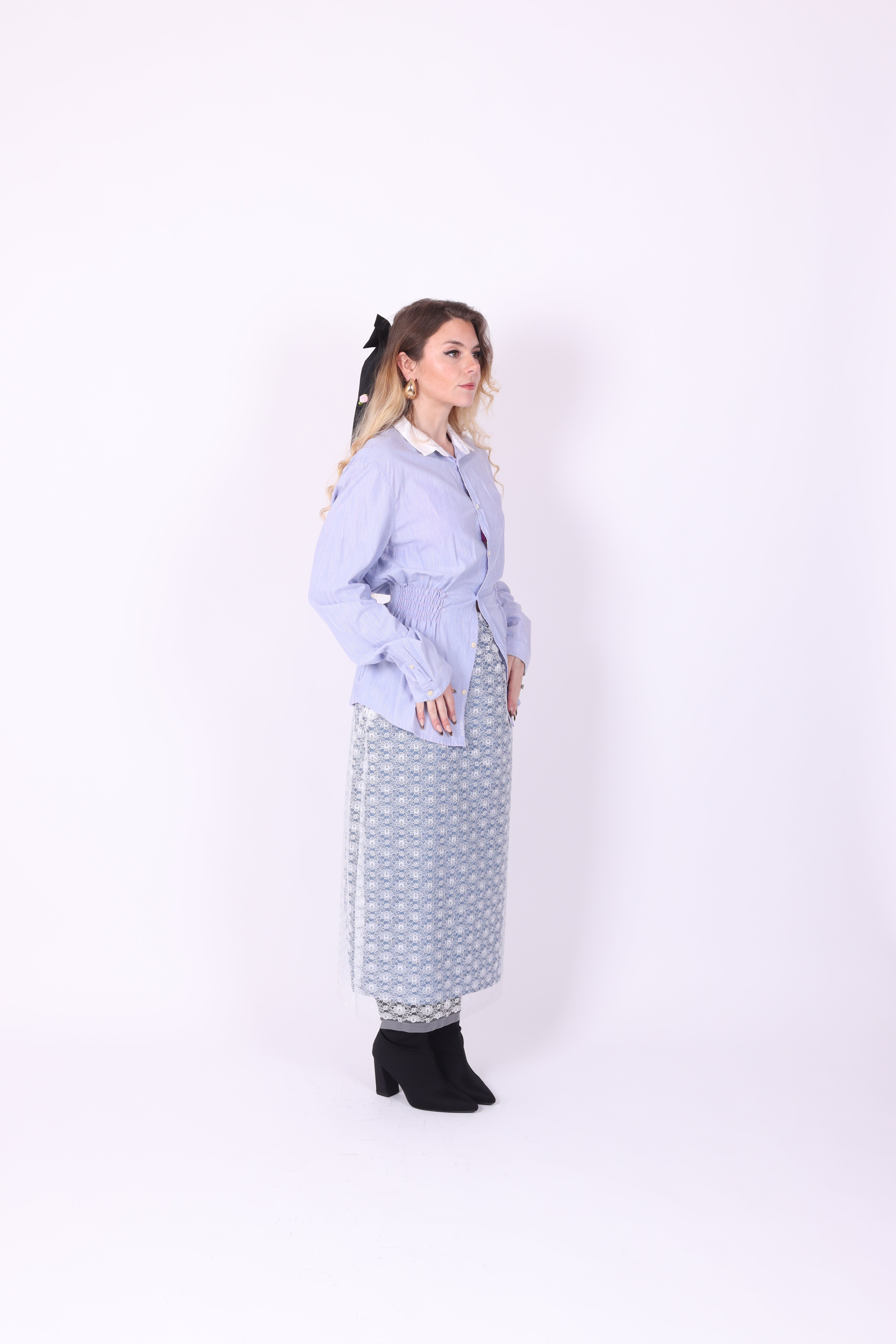 GUESS BLUE REWORK SHIRT DELTA OF PHOENIX 