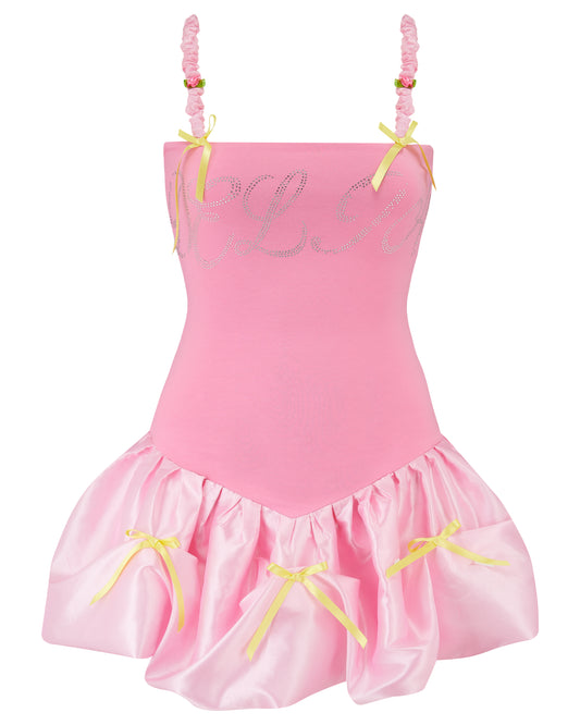 GENESIS ✧ Bubblegum Pink Bubble Mini Dress