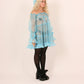 Babette Sky Blue Organza Mini Dress Delta Of Phoenix