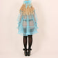 Babette Sky Blue Organza Mini Dress Delta Of Phoenix