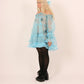 Babette Sky Blue Organza Mini Dress Delta Of Phoenix