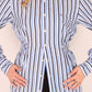 Blue + White Stripe Tommy H Shirt | Phoenix Rework