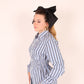 Blue + White Stripe Tommy H Shirt | Phoenix Rework