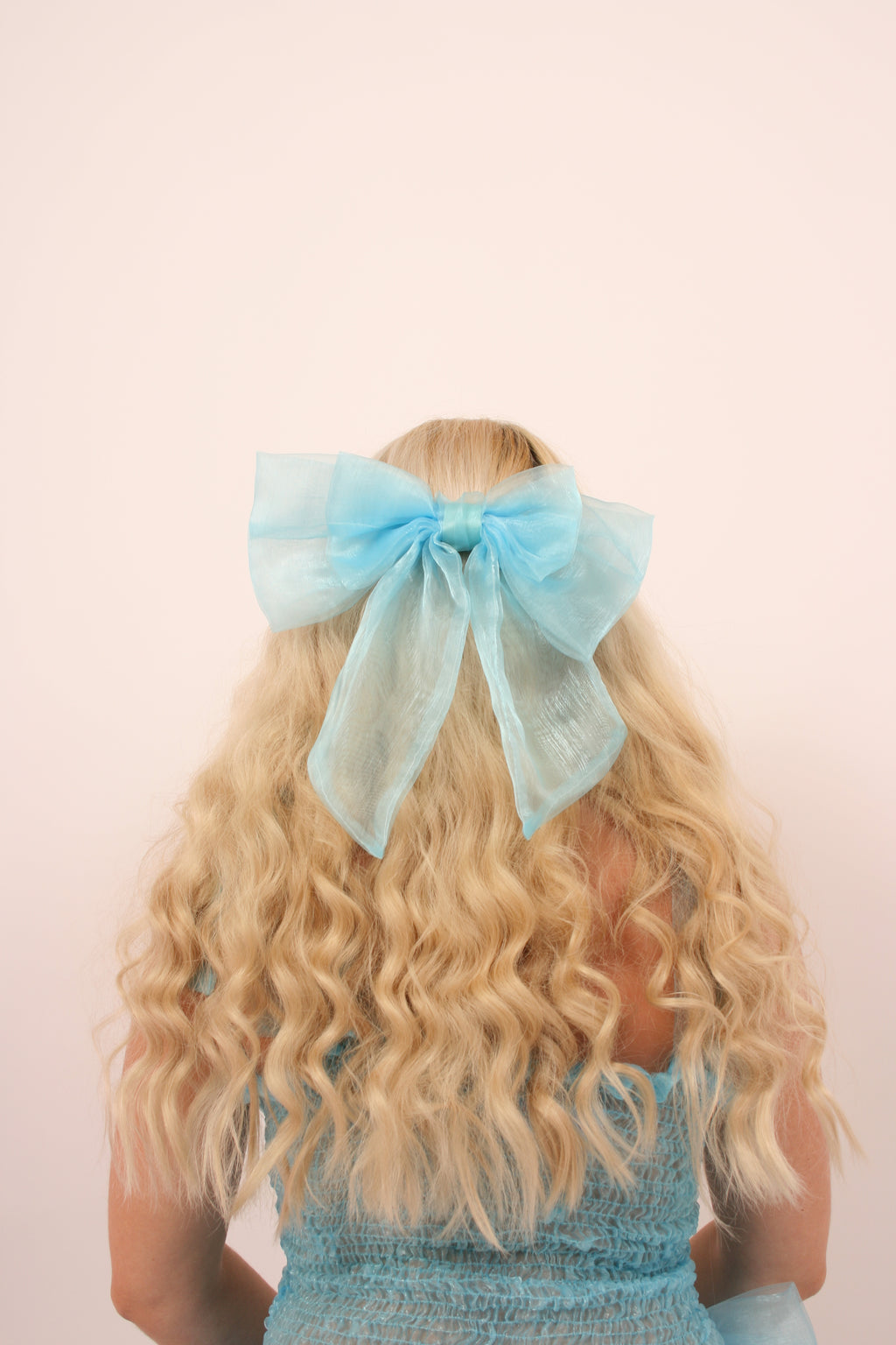 BUNNY BOW ✧ in Luxe Sky Blue Organza