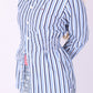 Blue + White Stripe Tommy H Shirt | Phoenix Rework