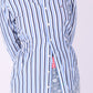 Blue + White Stripe Tommy H Shirt | Phoenix Rework