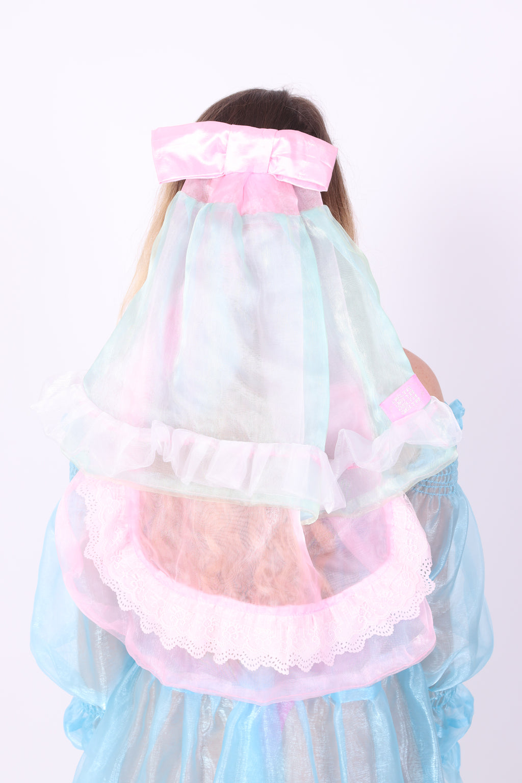 EVANGELINE ♡ Organza Lace Pastel Veil