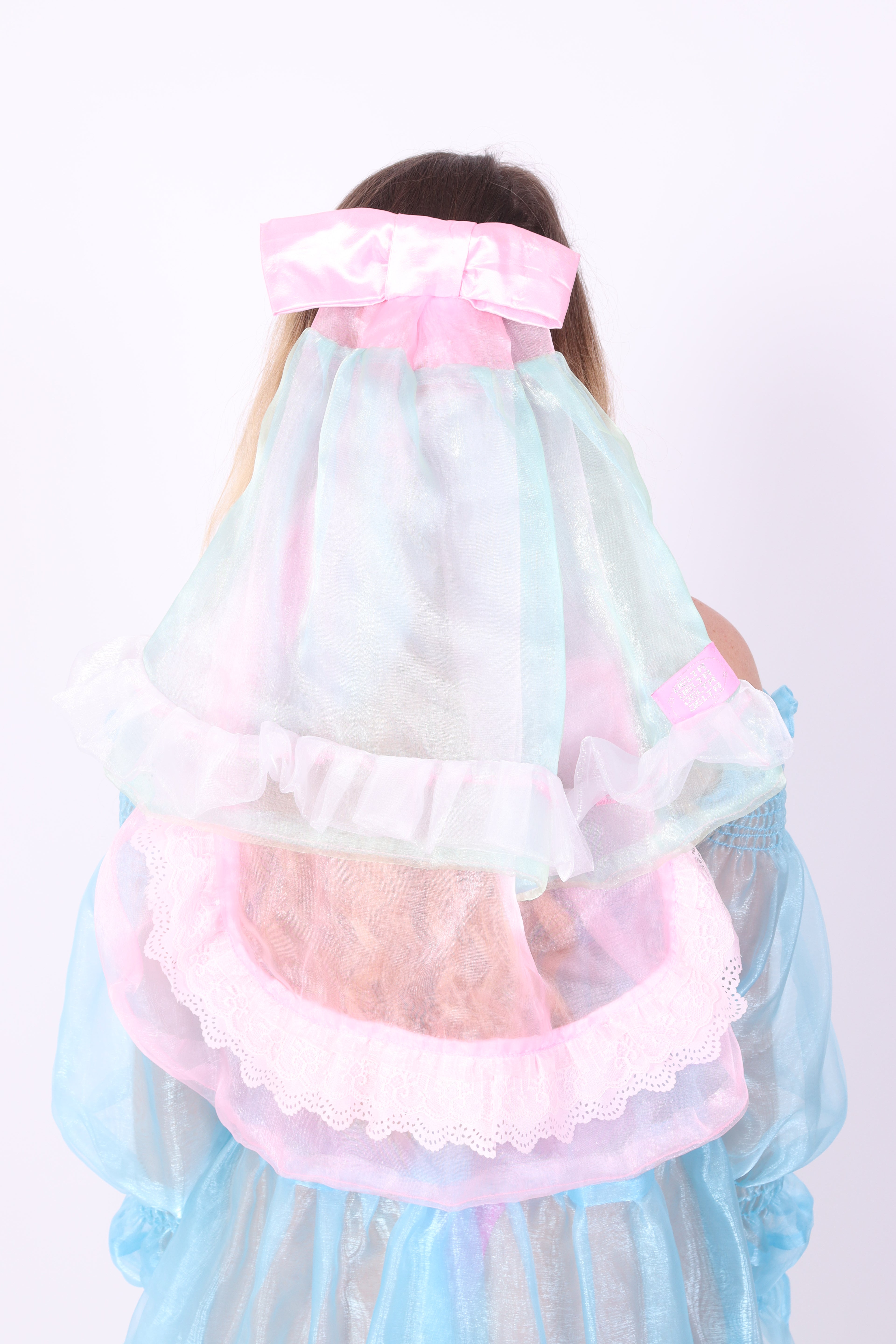 EVANGELINE ♡ Organza Lace Pastel Veil