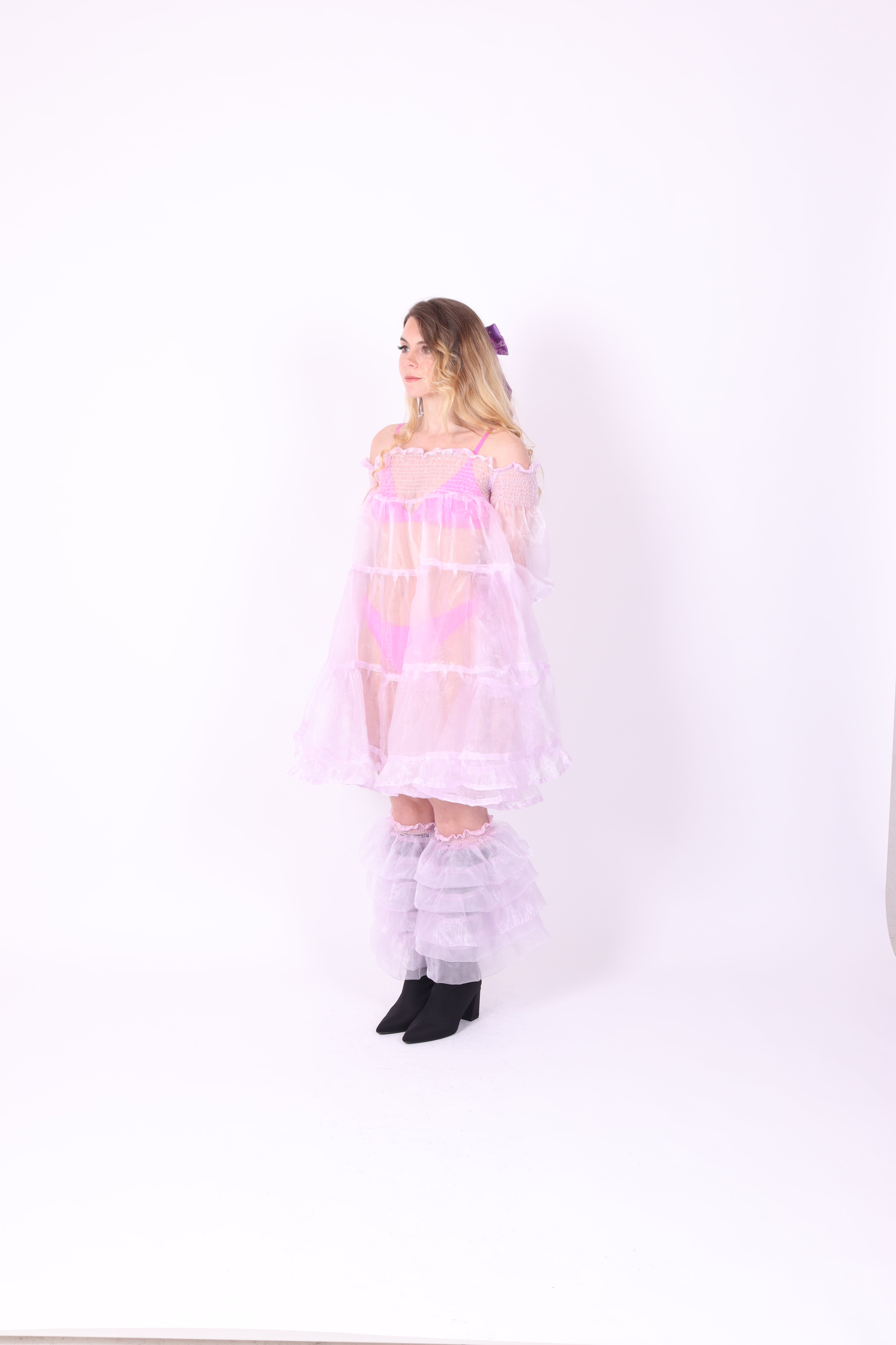 DELTA RUFFLES ✧ In Lilac Organza